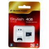 Карта памяти MicroSDHC 4GB Silicon Power Class6 + 2 в 1 Card Reader (SP004GBSTH006V80)