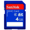 Флеш карта SDHC 4Gb Class4 Sandisk SDSDB-004G-B35 (мин.кол.5)