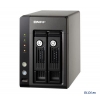 Сетевой накопитель QNAP TS-259 Pro+  Сетевой RAID-накопитель с двумя отсеками для жестких дисков. Двухъядерный Intel D525 1,8 ГГц