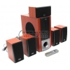 Колонки Nakatomi BS-51 Cherry (5x10W+Subwoofer 25W,  дерево, ПДУ)