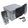 Колонки Nakatomi DS-21 Silver (2x20W+Subwoofer 35W, дерево, ПДУ проводной)