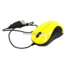 A4-Tech GlassRun Mouse <Q3-320-3 Yellow> (RTL) USB 3btn+Roll, уменьшенная