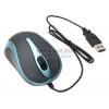 A4-Tech GlassRun Mouse <Q3-350-4 Black+Blue> (RTL) USB 3btn+Roll, уменьшенная