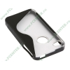 Чехол Flextron "IPH4-GTP01" для iPhone 4, черный 