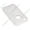 Чехол Flextron "IPH4-GTP01" для iPhone 4, матовый белый 