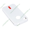 Чехол Flextron "IPH4-GGC01" для iPhone 4, белый 
