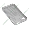 Чехол Flextron "IPH4-GGC05" для iPhone 4, серый 