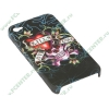 Чехол Flextron "ED-HC-01" для iPhone 4, с рисунком "Love Kills Slowly" 