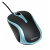 Мышь A4-Tech Q3-350-4, USB (черный+голубой)