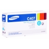 Картридж Samsung CLT-C407S для CLP-325/CLX-3185. Голубой. 1 000 страниц. (CLT-C407S/SEE)