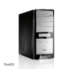 Корпус Asus TA K22, ATX 450/500W (ном./макс.), Black/Silver, 2*USB 2.0 /Audio/Fan 8см