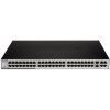 Концентратор D-Link Switch DES-3052P Управляемый коммутатор 2 уровня с 48 портами PoE 10/100 Мбит/с + 2 портами 1000BASE-T + 2 портами 1000BASE-T/SFP