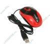 "Мышь" Delux "DLM-363B" оптич., 2кн.+скр., красно-черный (USB) (ret)