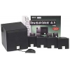 Колонки CREATIVE INSPIRE 4.1 4400 (RTL) (4X6W +SUBWOOFER 17W, ПДУ проводной)