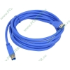 Кабель USB3.0 соединительный USB A-B Gembird "CCP-USB3-AMBM-10" (3.0м) 