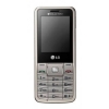 Телефон LG GSM A155 золотисто-серый