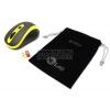 A4-Tech GlassRun Mouse <G9-250-3 Black+Yellow> (RTL) USB 4btn+Roll, беспроводная, уменьшенная