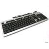 Клавиатура Gembird KB-8300-SB-R серебристо-чёрная, PS/2