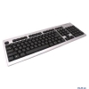 Клавиатура Gembird KB-8300U-SB-R серебристо-чёрная, USB