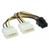Кабель питания Gembird CC-PSU-6 2xMolex -> PCI-E 6pin