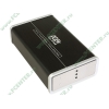 Контейнер Agestar "3CB3AH1T" для 3.5" SATA HDD, алюминиевый, черно-серебр. (USB3.0, e-SATA) 