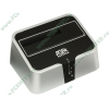 Док-станция Agestar "3CBT2" для 2.5"/3.5" SATA HDD, серебр.-черный (USB3.0, e-SATA) 
