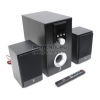 Колонки T&D TDE-232/2.1 <Black> (2x10W +Subwoofer 20W, дерево, ПДУ, FM)