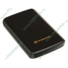 Внешний жесткий диск 750ГБ 2.5" Transcend "StoreJet 25D3" TS750GSJ25D3, 5400об./мин., черный (USB3.0) (ret)