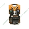 Кабель USB2.0 соединительный USB A-miniB Flextron "CU2-AMMB-1.0-01-B1", медь 28+24AWG, позолоченные контакты, с ферритовыми кольцами (1.0м) (ret)