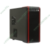 Корпус Miditower Ascot "6ZRX-BR", ATX, черно-красный (Cougar 620Вт) 