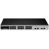 Коммутатор D-Link Switch DES-3526  Управляемый коммутатор 2 уровня с 24 портами 10/100Base-TX + 2 комбо-портами 1000Base-T/Mini GBIC (SFP)