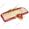 Комплект клавиатура + мышь A4Tech "G-Cube Enchanted Collection Heart & Soul" GKSE-2728S, розовый (USB) (ret)