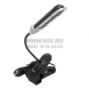 Orient <L-3015> фонарик на гибкой ножке с прищепкой и  выключателем, питается от USB порта