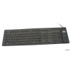 Клавиатура AgeStar AS-HSK810FA (BLACK) combo USB+ PS/2, гибкая, черная, 109 клавиш