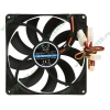 Вентилятор Scythe "Kama-Flex SA1325FDB12H" d140мм, 1600об./мин. (питание от мат.платы и разъёма питания ATA HDD) (ret)