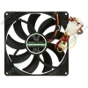 Вентилятор Scythe "Kama-Flex SA1325FDB12L" d140мм, 800об./мин. (питание от мат.платы и разъёма питания ATA HDD) (ret)