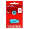 Внешний накопитель 4GB USB Drive <USB 2.0> SanDisk Cruzer Blade Light Blue (SDCZ50C-004G-B35B)