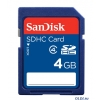 Карта памяти SDHC 4Gb SanDisk Class4 (SDSDB-004G-B35)