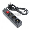 Сетевой фильтр SVEN Optima Base 3 Black <1.8м>  ( 3 розетки)