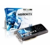 Видеокарта 1536Mb <PCI-E> MSI N580GTX-M2D15D5/OC с CUDA <GFN580, GDDR5, 384 bit, HDCP, DVI, mini HDMI, Retail> (912-V801-2142)