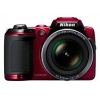 Фотоаппарат Nikon CoolPix L120 красный 14.1Mp 21x 3" 720p 102Mb SDXC AA  (VMA741E1)