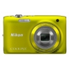 PhotoCamera Nikon CoolPix S3100 yellow 14Mpix Zoom5x 2.7" 720p 45Mb SDXC CCD 1x2.3 IS el 10minF 0fr/s 30fr/s EN-EL19  (VMA713E1)