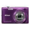 Фотоаппарат Nikon CoolPix S3100 пурпурный 14Mp 5x 2.7" 720p 45Mb SDXC EN-EL19  (VMA714E1)