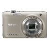Фотоаппарат Nikon CoolPix S3100 серебристый 14Mp 5x 2.7" 720p 45Mb SDXC EN-EL19  (VMA710E1)