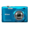 Фотоаппарат Nikon CoolPix S3100 синий 14Mp 5x 2.7" 720p 45Mb SDXC EN-EL19  (VMA715E1)