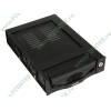 Съемный контейнер Agestar "SR3P-K-1F-BK" для 3.5" SATA HDD, замок, 1вент., черный (SATA) 