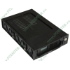 Съемный контейнер Agestar "SRTP-K-2F-BK" для 3.5" SATA HDD, замок, 2вент., инф. панель, черный (SATA) 