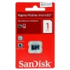 Карта памяти MicroSD 1Gb SanDisk (SDSDQM-001G-B35)
