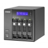 Сетевой накопитель Qnap TS-439 PRO II+ с четырьмя отсеками для жестких дисков. Intel D425 1.8 ГГц