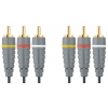 Кабель видео Bandridge компонентный 3x RCA "папа"- 3x RCA "папа"2м (VVL3302)